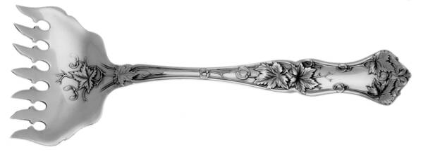 Edgewood (Sterling, 1909) Large Solid Tined Sardine Serving Fork