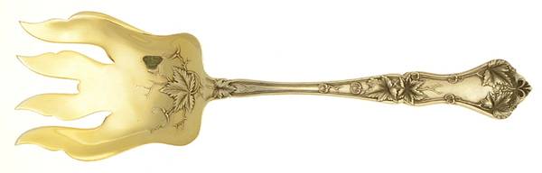 Edgewood (Sterling, 1909) Large Solid Fish Serving Fork
