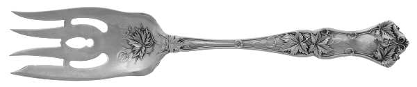 Edgewood (Sterling, 1909) Small Solid Cold Meat Serving Fork
