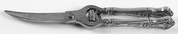 Edgewood (Sterling, 1909) Poultry Shears with Stainless Blades