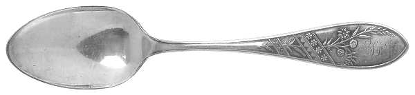 Egyptian (Silverplate, 1879) Monogram Teaspoon
