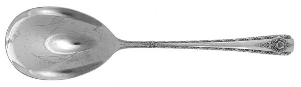 Elegance (Silverplate, 1954) Solid Smooth Casserole Spoon