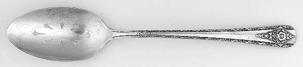 Elegance (Silverplate, 1954) Pierced Tablespoon (Serving Spoon)