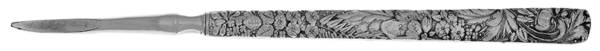 Embossed (Silverplate, 1882) Solid Nut Pick