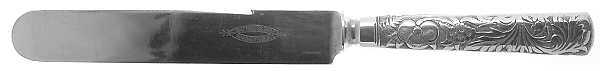 Embossed (Silverplate, 1882) Blunt Solid Knife