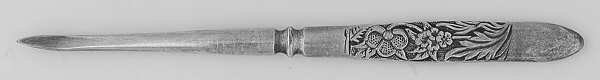 Embossed (Silverplate, 1882) Solid Nut Pick