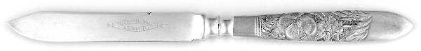 Embossed (Silverplate, 1882) Individual Solid Fruit Knife