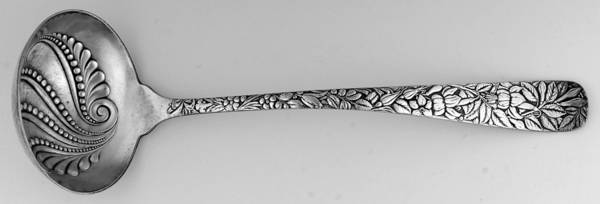 Embossed (Silverplate, 1882) Solid Soup Ladle