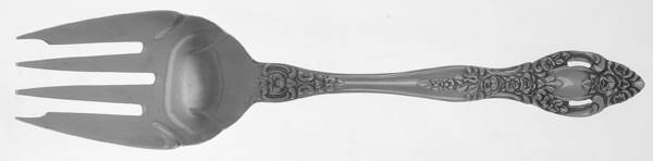 Embassy (Decorator Stainless) Medium Solid Cold Meat Serving Fork
