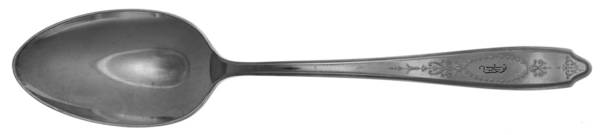 Empire (Silverplate, 1921) Monogram Tablespoon (Serving Spoon)