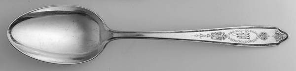Empire (Silverplate, 1921) Monogram Place/Oval Soup Spoon