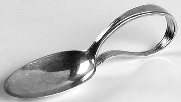 Empire (Silverplate, 1921) Curved Handle Baby Spoon