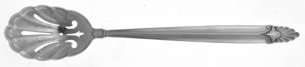 Empress (Sterling, 1932) Pierced Bowl Short Handle Olive Spoon