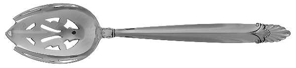 Empress (Sterling, 1932) Pierced Tablespoon (Serving Spoon)