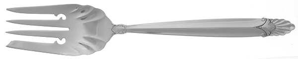 Empress (Sterling, 1932) Small Solid Cold Meat Serving Fork