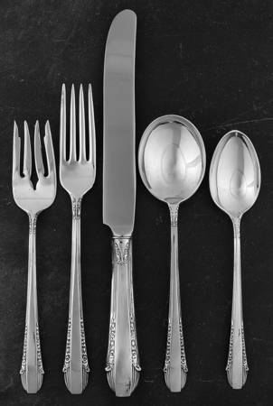 Enchantress (Sterling, 1937, No Monograms) 5 Piece Place Size Setting