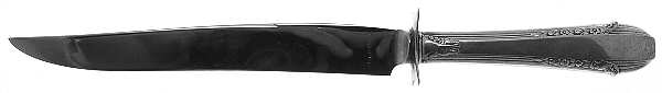 Enchantress (Sterling, 1937, No Monograms) Small Carving Knife W/Sterling Guard