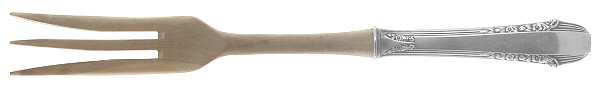 Enchantress (Sterling, 1937, No Monograms) Salad Serving Fork with Wooden Prongs