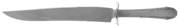 Enchantress (Sterling, 1937, No Monograms) Small Carving Knife Stainless Blade W/Sterling Gua