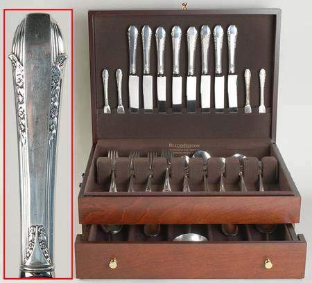 Enchantress (Sterling, 1937, No Monograms) 51 Piece Set