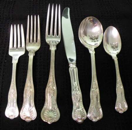 English King (Silverplate, 1895) Fork