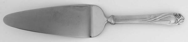 Enchanted Rose (Sterling, 1954) Pie Server with Stainless Blade