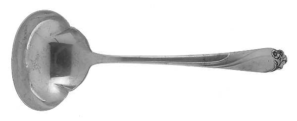 Enchanted Rose (Sterling, 1954) Solid Gravy Ladle
