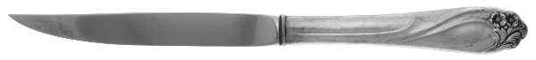 Enchanted Rose (Sterling, 1954) Individual Steak Knife Hollow Handle