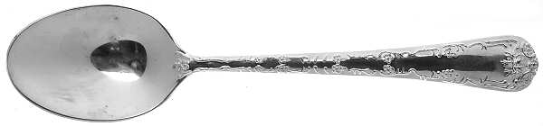 Enchanted Rose (Silverplate) Place/Oval Soup Spoon