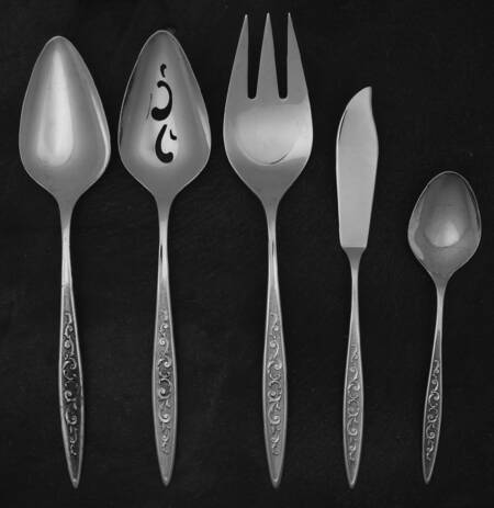 Esperanto (Silverplate, 1967) 5 Piece Hostess Set by International Silver