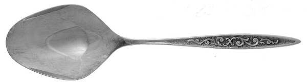 Esperanto (Silverplate, 1967) Solid Smooth Casserole Spoon by International Silver