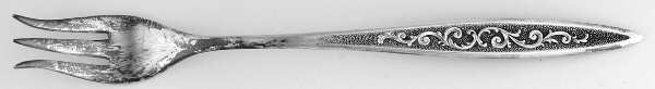 Esperanto (Silverplate, 1967) Short Handle Pickle/Olive Fork by International Silver