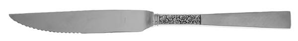 Evangeline (Stainless, Burnished) Steak Knife Individual Hollow, Serrate HC