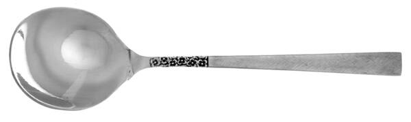 Evangeline (Stainless, Burnished) Spoon-Soup/Round Bowl (G) HC