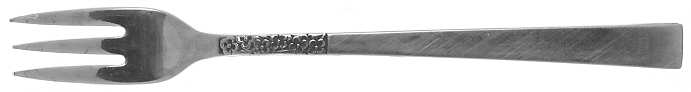 Evangeline (Stainless, Burnished) Cocktail/Seafood Fork by International Silver