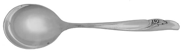 Exquisite (1957-Silverplate) Round Bowl Soup Spoon (Gumbo)