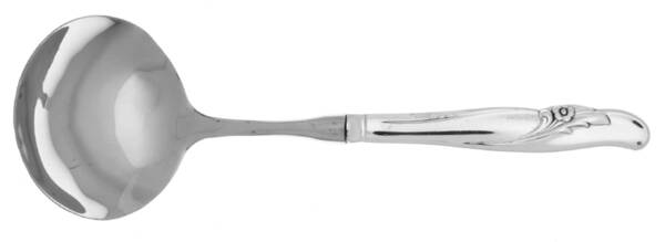 Exquisite (1957-Silverplate) Gravy Ladle with No Spout Stainless Bowl HC