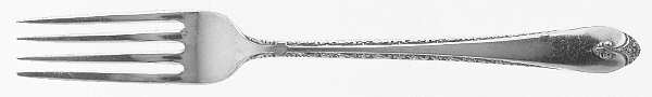 Exquisite (Silverplate, 1940) Youth Fork