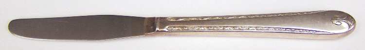 Exquisite (Silverplate, 1940) Modern Hollow Grille Knife