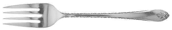 Exquisite (Silverplate, 1940) Individual Salad Fork