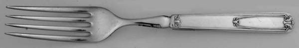 Fairmount (Silverplate, 1911) Indented Solid Handled Fork