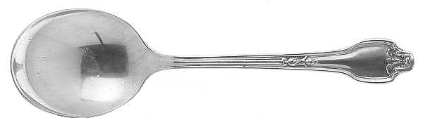 Falmouth (Silverplate, 1914) Round Bowl Soup Spoon (Cream Soup)