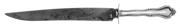 Faneuil (Silverplate, 1908) Large Stainless Blade Roast Carving Knife