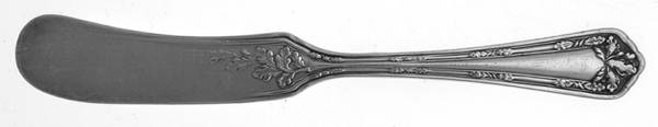 Fair Oak (Silverplate, 1913) Flat Handle Butter Spreader