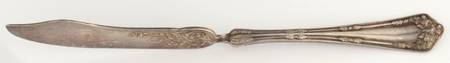 Fair Oak (Silverplate, 1913) Flat Twisted Handle Master Butter Knife
