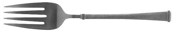 Farmington (Pewter) Medium Solid Cold Meat Serving Fork