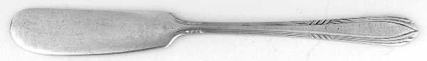 Fascination (Silverplate, 1936) Flat Handle Butter Spreader