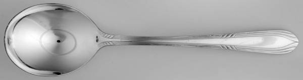 Fascination (Silverplate, 1936) Round Bowl Soup Spoon (Gumbo)
