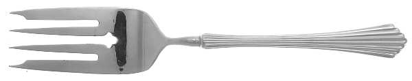 Fascination (Stainless, Lyon) Medium Solid Cold Meat Serving Fork