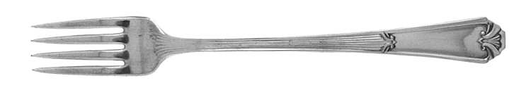 Fidelis (Silverplate, 1933) Grille Fork (Viande) by International Silver